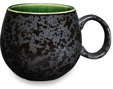 Teeladen Herzberg MAOCI - Jumbotasse/Jumbobecher - 0,5l - Porzellan - schwarz-grau mit Farbverlauf