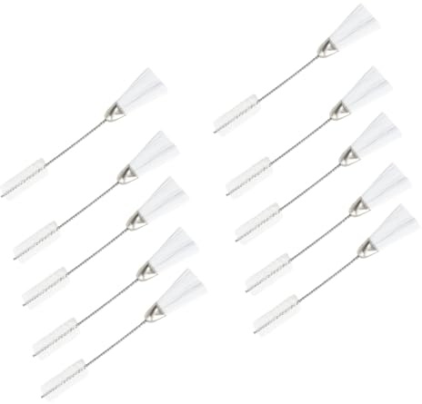 10 piezas de cepillo de pelusa de doble cabeza máquina de coser para teclados de computadora, instrumentos musicales y herramientas de manualidades máquina de coser