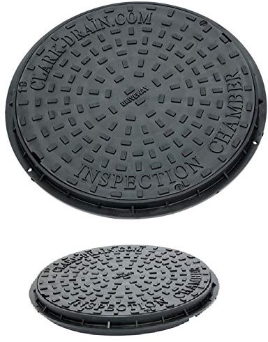 Clark-Drain CD 452 Polypropylene Dual Locking Circular Manhole Cover 550 Millimetre Diameter