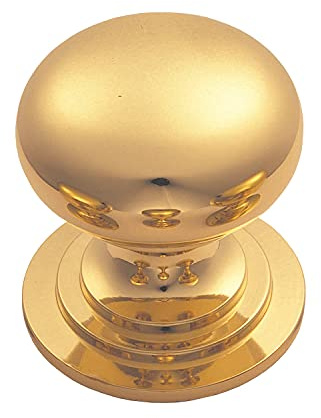Carlisle Brass Victorian Knob – 38mm Antique Brass Cupboard & Cabinet Door Knob