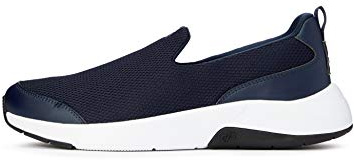 CARE OF by PUMA Slip on Runner Low-Top Sneakers, Blu (Navy Blazer-Oatmeal), 40 EU