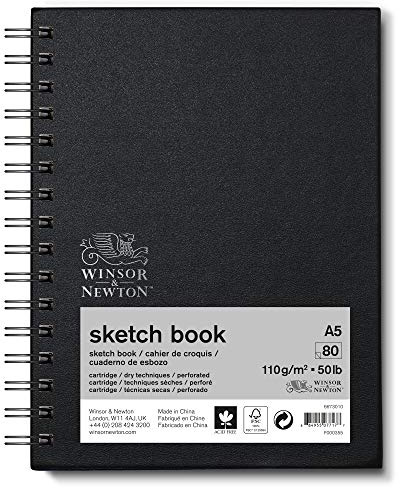 Winsor & Newton Bloc dibujo/esbozo (DIN A5), Blanco Natural