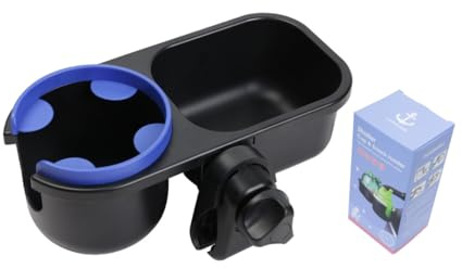 LUFFCABO Vassoio Universale per Passeggino con Portabicchieri, Vassoio Snack Universale per Passeggino con Portabicchieri, Accessorio per Passeggino, Vassoio Snack per Passeggino