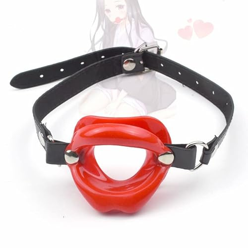 XaiYimee Cuero Transpirable de Silicona ŠM Plûg Boca Gäg Role Play Prop Diversión Mostrar Juguete para Mujeres Ajustable