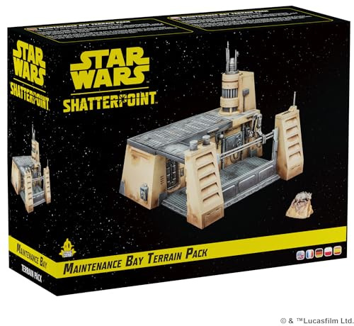 ATOMIC MASS GAMES, Star Wars: Shatterpoint – Maintenance Bay (Wartungshangar), Geländeset-Erweiterung, Tabletop, 2 Spieler, Ab 14+ Jahren, 90-120 Minuten, Deutsch, Mehrsprachig