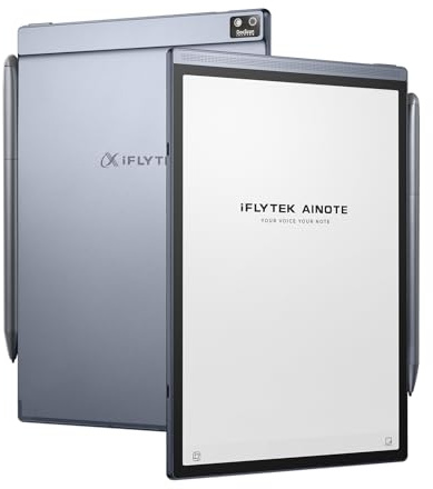 iFLYTEK AINOTE Air 2, 8.2-inch AI Note-Taking Tablet E Ink Tablet with24 Level Adjustable Light,Electronic Notebook with Pen,Voice-to-Text Transcription, Large Language Model for Meeting& Study