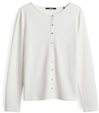 someday Damen Langarmshirt | KALMINA Slim Cardigan aus Jersey Milk, 42