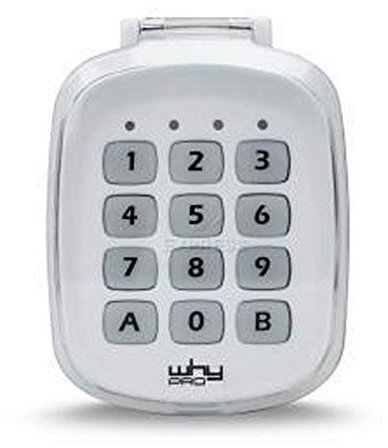 Clavier de sécurité Via Radio sans câbles pour Ouverture de Portes Contrôle des Accessoires Color Blanco