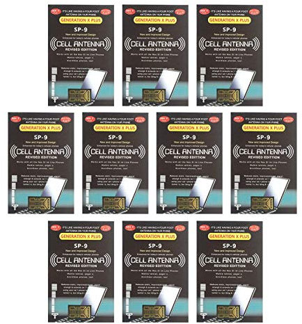 Sunnyushine Booster Sticker Segnale, 10 Casa Smartphone Ripetitore 'Antenna di Ricezione Booster, Booster Segnale per Outdoor E Indoor