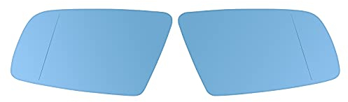 Doo Engy Spiegelglas für B-MW 5er E60 E61 Touring Links und Rechts Spiegelgläser Satz Beheizbar Blau Glas