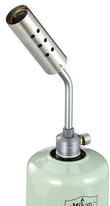 CAMPINGMOON Kitchen Cooking Torch Grill Torch Charcoal Starter with Flame Control Valve for BBQ Campfire Fireplace MT-3915 (Gas Fuel Not Included) (Isobutane Torch (MT-3915-OD))