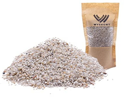 WYSKONT Grava para acuario, arena de 2 kg, decoración para acuario, piedras ornamentales, grava de río, arena decorativa, piedras de jardín, base para acuario, arena de terrario, arena para acuario,