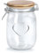 Zeller 19497 Vorratsglas Heart m. Bügelverschluss, 1000 ml, ca. Ø 11 x 17 cm, Aufbewahrung, Glasbehälter, Vorratsdose