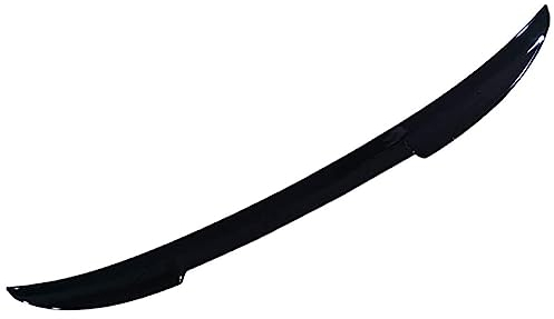 ALYOOP Auto Heckspoiler Spoiler für BM-W Series 5er G30 Sedan Berline Saloon 2017-, Kofferraumspoiler PVC Heckflügel Lippe Kofferraum Heck Spoiler Tuning Styling Zubehör,A/Black