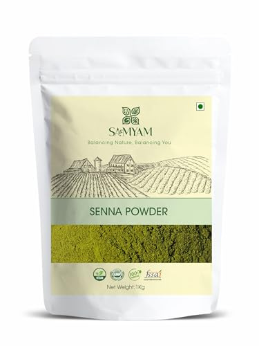 SAMYAM Senna Leaves Powder - 1Kg Pack | Detox, Natural Laxative for Short-Term Constipation Relief