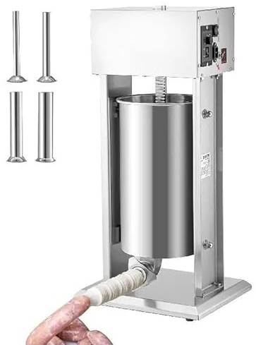 STWBHW Insaccatrice Verticale for Salsicce, insaccatrice for Salsicce, insaccatrice Verticale for Salsicce in Acciaio Inox 304, Macchina for insaccatura con 4 Tubi di insacco