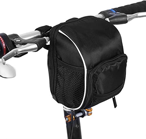 Lenkertasche Fahrrad, Fahrradtasche Vorne Lenker Wasserdicht E Bike Fahrradlenkertaschen Fahrradkorb Vorne Tasche, für E Scooter Mountainbike 17 x 14 x 8cm