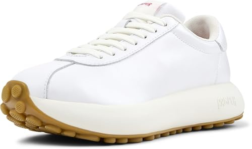 Camper Pelotas Athens K201853 - Zapatillas Deportivas para Mujer, Color Blanco Natural 002, Talla 39 EU, Blanco Natural 002, 39 EU