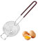 GIONAR Separateur Oeuf Jaune et Blanc Panier de Basket, Separateur Oeuf en Acier Inoxydable, avec Manche Allongé, Gadget Cuisine Utiles, pour La Pâtisserie ou Comme Petite Passoire