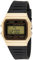 Casio Montre Quartz Unisexe 31.00mm avec Cadran LCD Digitale et Bracelet en Rubber Strap Noir F-91WM-9AEF