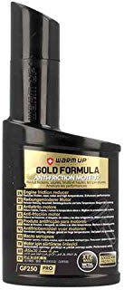 WARM UP Gold Formula GF250 - Aditivo antifricción para aceite de motor de cambio manual, dirección asistida diferencial, 250 ml