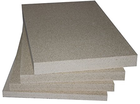 HeWaTherm Vermiculite 1100°C/625kg 500 x 300 x 25 mm, 3 Platten