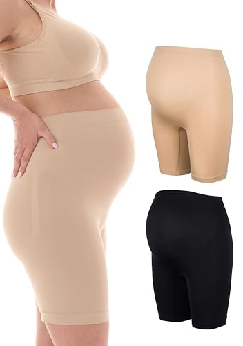 Herzmutter Mutande per la Gravidanza Sostegno - Mutandine Premaman - Senza Cucitura - Slip Supporto - Biancheria Intima per Futura Mamma Comoda - 5500