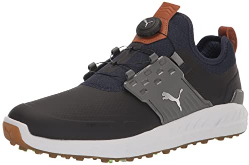 Puma Ignite Articulate Disc, Scarpe da Golf Uomo, Peacoat Silver Quiet Lampshade, 41 EU