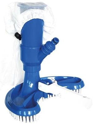 BSI - Aspirateur - Spécial Fond - Usage Manuel - avec Sa Poche pour Les Détritus De La Piscine - Adaptable sur Le Manche BSI (Non Fourni) - 30cm