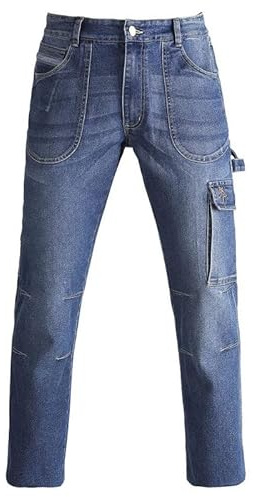 Kapriol Pantalon de Travail Homme | Poche Cargo | Denim | XL