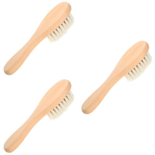Mobestech 3pcs Soft Bristle Brush for Clothes Quilt Stain Removal Laundry Cleaning Tool