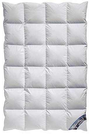 Arktic Kassetten Daunendecke Übergangsdecke 155x220 cm 100% Natur