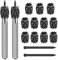 EEEKit Punktschweiß Schneider Kit 15er-Pack, 3/8HSS Spot Weld Cutter Entferner Bohrer Sechskant Blechlochschneider Entferner für Power Drill Punktschweißen