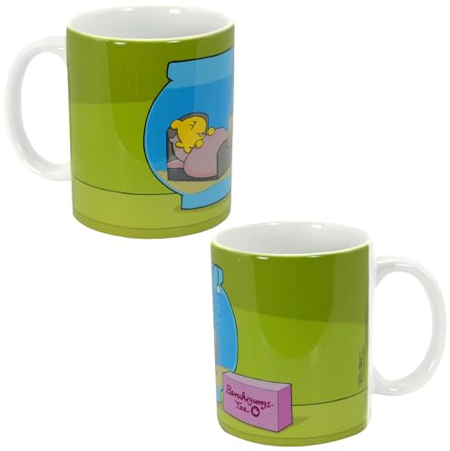 Ralph ruthe mugg – sting lugnande te kaffekopp keramisk kopp grön 320 ml