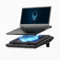 llano raffreddamento per laptop Gaming Basic con velocità regolabile, ventola turbo extra-large da 14 cm e schiuma sigillante per notebook da 38 a 48 cm, hub USB a 3 porte(Nessun RGB)