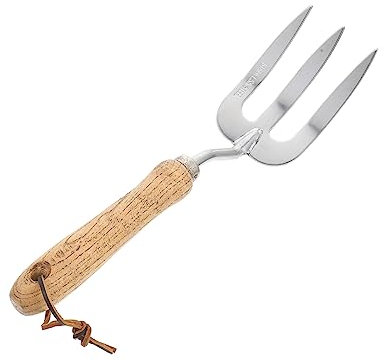 VINTORKY Petit Outil De Jardinage Pelle à Dents Fourche Polyvalente Compacte Et Portable pour Plantation Et Ameublissement Sol