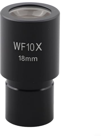 Lente ocular del microscopio, lente ocular del microscopio biológico de gran angular 5X-25X de 23.2m m para el uso científico de la educación del laboratorio (WF10X)