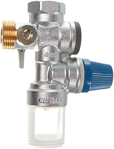 Caleffi 526152 Unité de Sécurité Chaudière et Batterie avec Vanne d'arrêt et Distributeur Réglable, 10 kW, 3/4