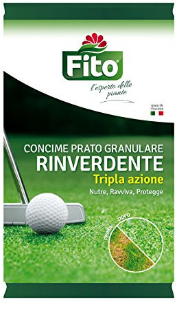 Fito RINVERDENTE ANTIMUSCHIO GRANULARE Concime a Tripa Azione, Verde, 22x23.7x15 cm