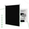 HOMEDEMO Store Enrouleur Occultant Isolant Thermique Opaque, Rideau, Fixation avec ou sans Perçage, 50 x 130 cm (Largeur du Tissu 46 cm), Noir