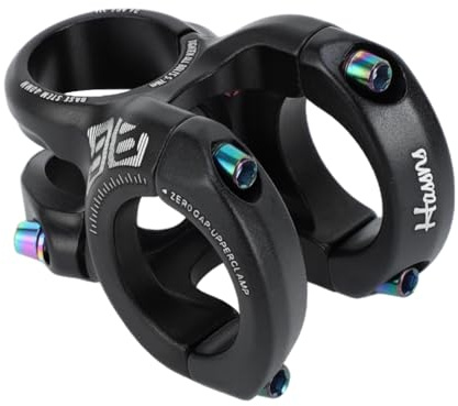 INFINAUTO Guidon Court pour VTT, 40 Mm, 31,8 Mm, Angle 0°, Noir, 1pc
