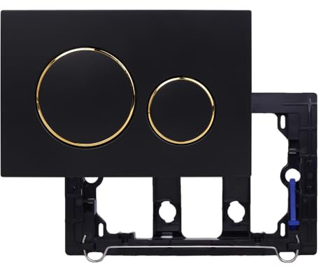 GuiMemi Drückerplatte WC Betätigungsplatte passend für Geberit Sigma20 Vorwandelement für Geberit Spülkasten Sigma30 01 UP300, UP320, UP700, UP720 Toiletten-Spülkastenfrontplatte, Doppelspülung.
