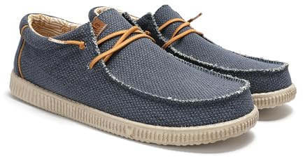 PITAS | WP150 Steve | Mocasines de Hombre | Náuticos Casual | Zapatillas de Tela | Zapatos sin Cordones | Deportivas Casuales | Calzado de Walkinpitas