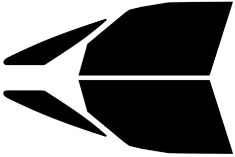 TINTCOM Film Solaire Auto Prédécoupé pour Citroen DS5 5 Portes 2012-2015 - (50% Noir Fumé Léger) - Vitres Latérales Avant - Protection UV et Chaleur, À Poser Soi-Même, Ajustement Précis