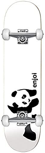 Enjoi Whitey Panda Skateboard für Erwachsene, Weiß