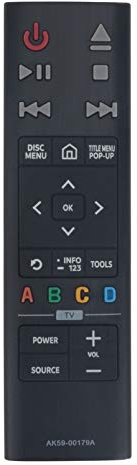ALLIMITY AK59-00179A Télécommande Remplacer pour Samsung Ultra HD Blu-Ray Player UBD-K8500 UBD-K8500/XU UBD-K8500/ZF