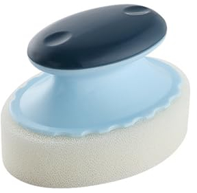 UNbit Sponges Sponge Tabletop Brush, Household Kitchen Cleaning, Stove Brush, Pot Cleaning Brush sponges (Color : Blu)