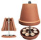 Tea Light Oven Ceramic Heat Tea Light Stove Candle Heater for 4 6 Tealight Candles Teapot Warmer for Tealight Candles Suitable