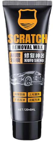 Cera per riparazione graffi - Cera lucidante in pasta, soluzione antigraffio per vernice per auto | Cera multiuso con spugna per graffi di vernice per riparazioni profonde di graffi sulla vernice
