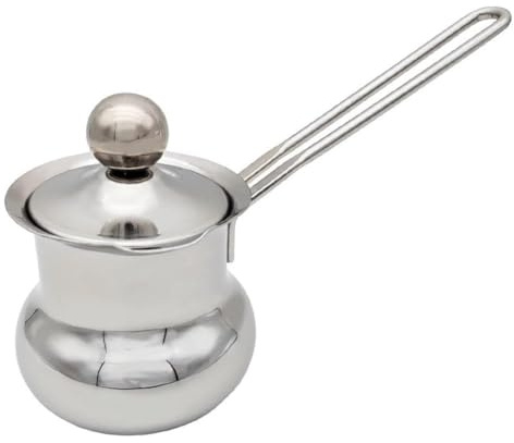 Vobumix Cafetera Turca, Olla para Derretir Chocolate, Calentador De Leche Portátil para Café con Leche, Mantequilla Derretida, Chocolate, Preparación De Té